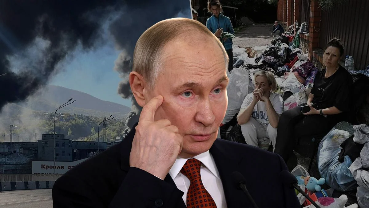 Володимир Путін у депресії на тлі біженців та наслідків війни