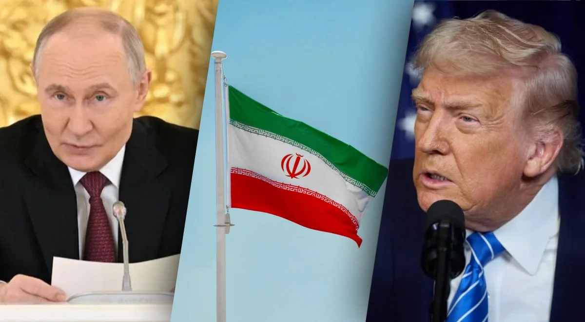 Путін, іранський прапор та Трамп на тлі нафтового бонусу від блокади протоки
