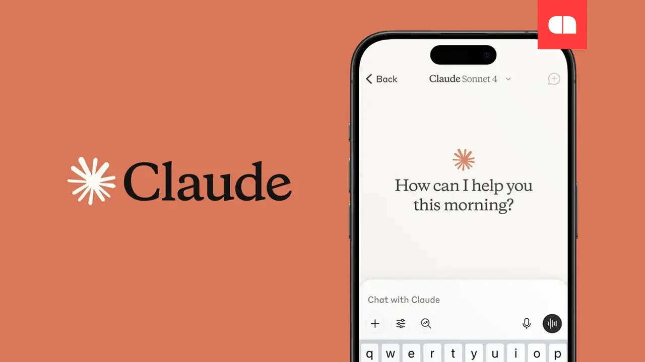 Проактивний Claude на смартфоні запитує: How can I help you this morning?
