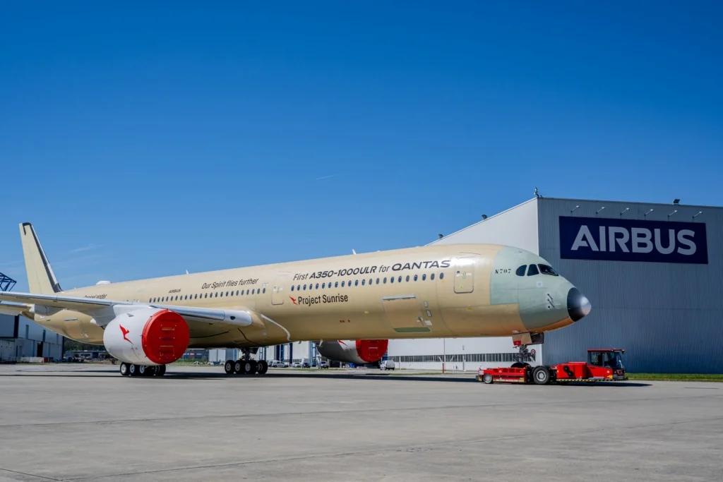 Перший Airbus A350-1000ULR для Qantas на випробуваннях Project Sunrise