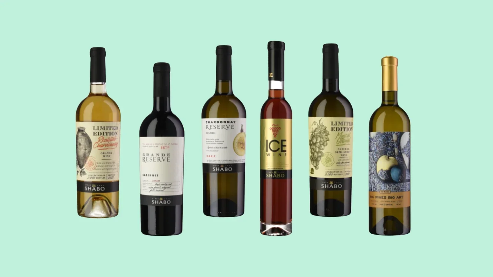 Украинские вина Шабо Limited Edition, Grand Reserve и Ice Wine