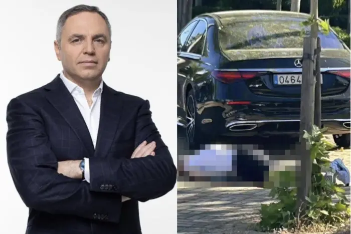 Андрій Портнов і Mercedes на місці вбивства біля Мадрида