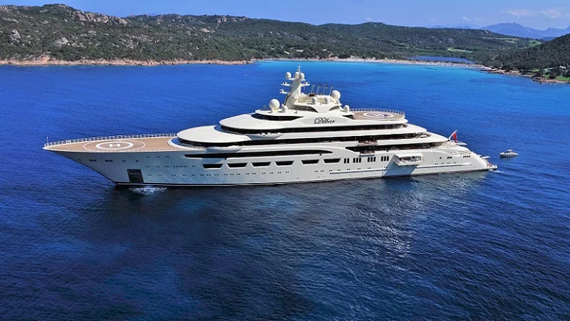Супер’яхта Dilbar Алішера Усманова після зняття санкцій ЄС