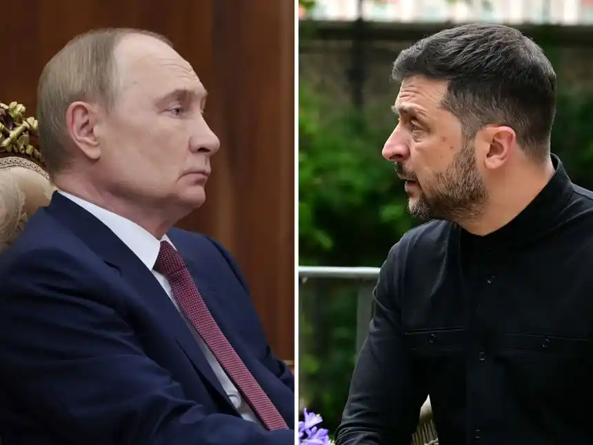 Володимир Путін та Володимир Зеленський щодо зустрічі в Костянтинівці