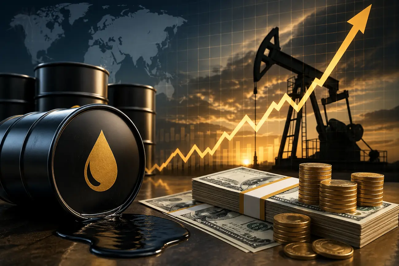 Зростання цін на нафту Brent та WTI до максимуму за місяць