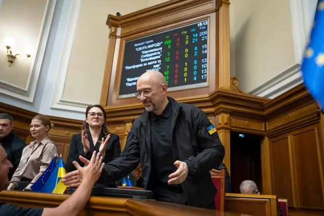 Голосування у Верховній Раді за кадрові зміни в уряді України